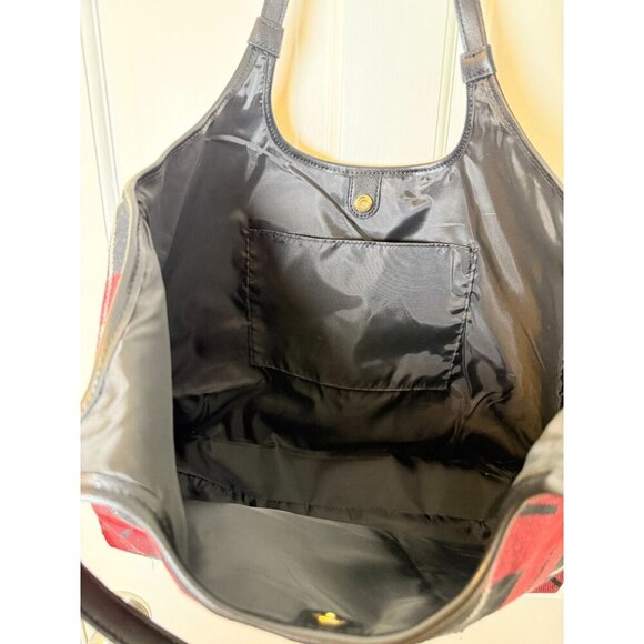 Victoria’s Secret Red & Black Tartan Plaid Tote Bag - Retired EUC - Picture 6 of 11